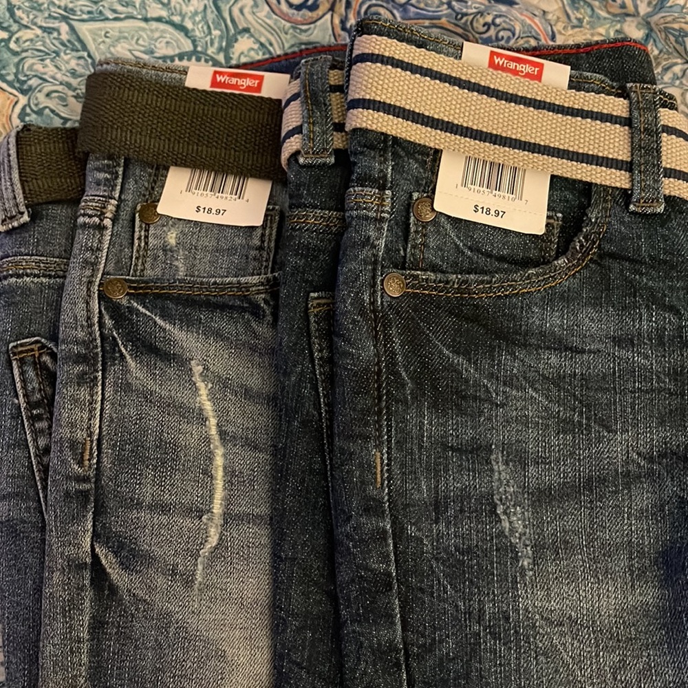 NWT boys denim shorts wrangler